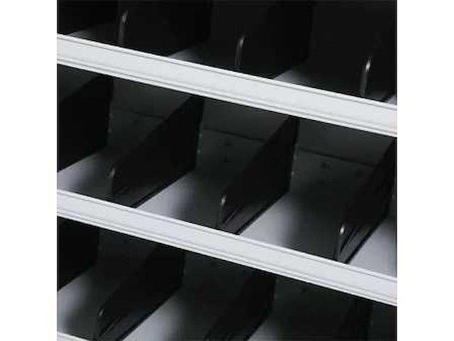 Povag open vakkenkast - 12 legborden blauw/grijs - afbeelding 2 van  2