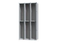 Povag plp-102 metalen lockerkast 6 deurs - afbeelding 2 van  2
