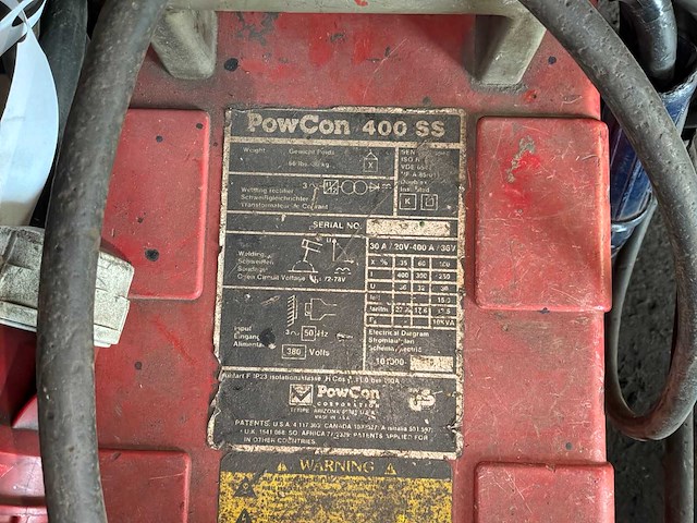 Powcob 400ss elektrode lasapparaat - afbeelding 5 van  6