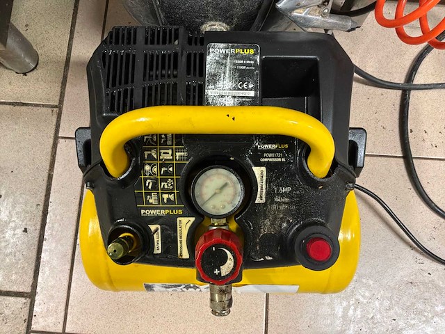 Poweplus / ferm luchtcompressor (2x) - afbeelding 2 van  3
