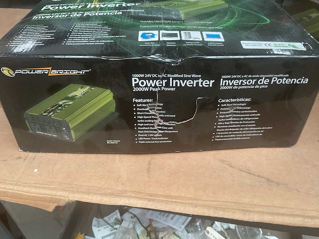 Power bright ml 1000-24 omvormer - afbeelding 5 van  5