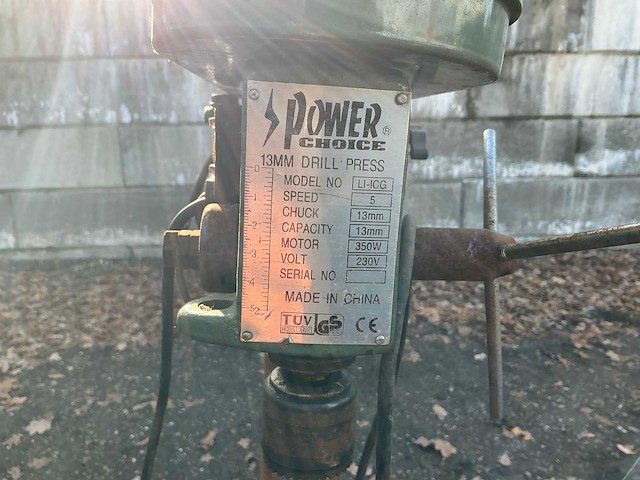 Power choise li-icg kolom boormachine boorgereedschap - afbeelding 3 van  11