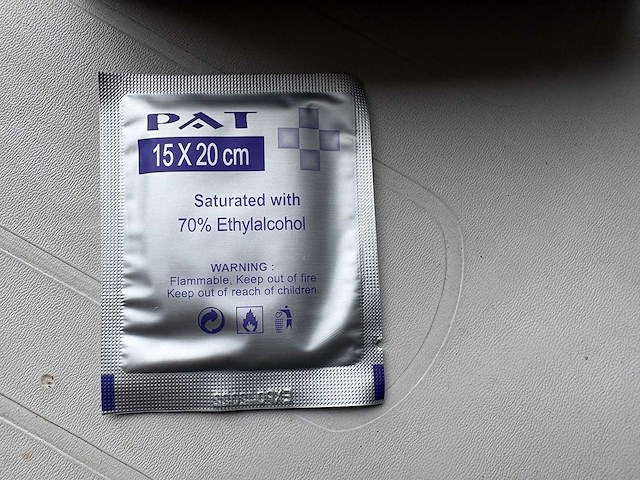 Power clean - alcoholdoekjes - 30 pack (1200x) - afbeelding 5 van  6