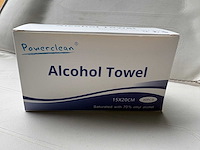 Power clean - alcoholdoekjes - 30 pack (3600x) - afbeelding 1 van  6