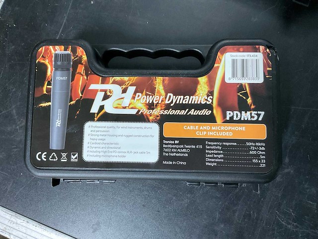 Power dynamics pdm57 microfoon (2x) - afbeelding 2 van  2