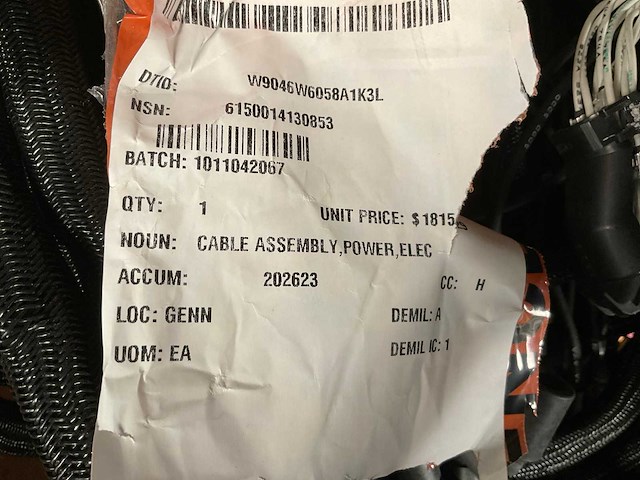 Power electrical cable assembly - afbeelding 2 van  2