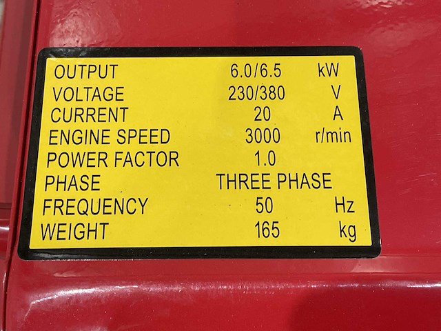 Power generator - pg6500ds - mobiele diesel generator - afbeelding 9 van  9