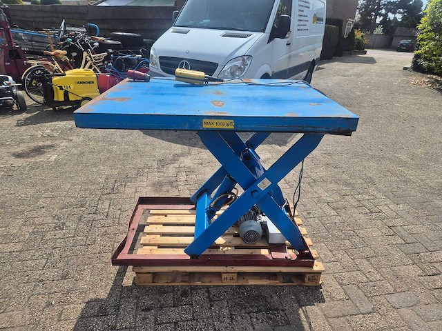 Power-lift el 10-100b werkbank / hydraulische schaarheftafel - afbeelding 1 van  7