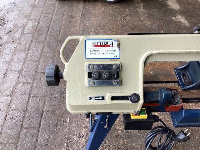 Power plus rms-45 metalen horizontale bandzaagmachine - afbeelding 8 van  10