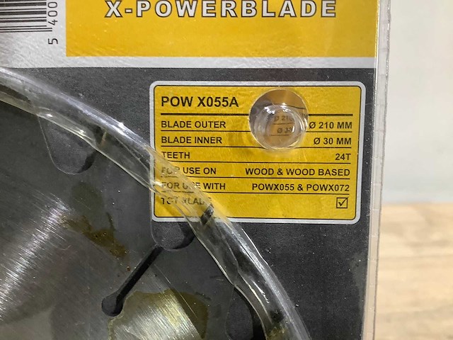 Power plus x055a zaagblad 210 mm (5x) - afbeelding 4 van  5