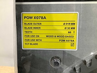 Power plus x078a zaagblad 315 mm (5x) - afbeelding 4 van  5