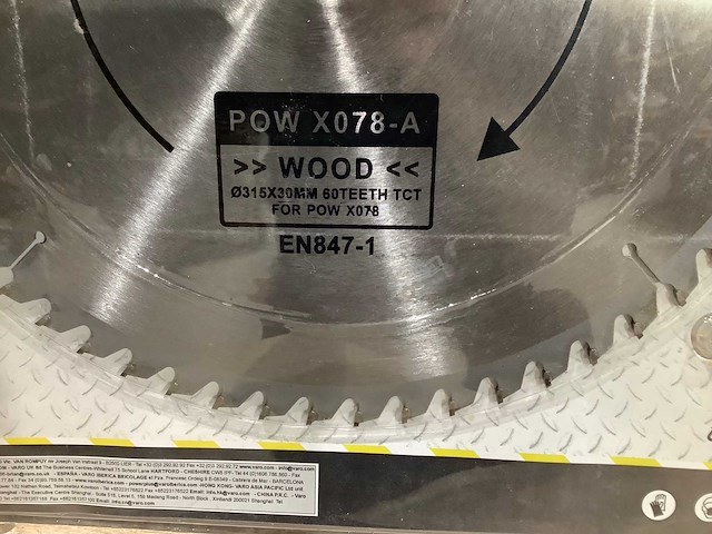 Power plus x078a zaagblad 315 mm (5x) - afbeelding 5 van  5