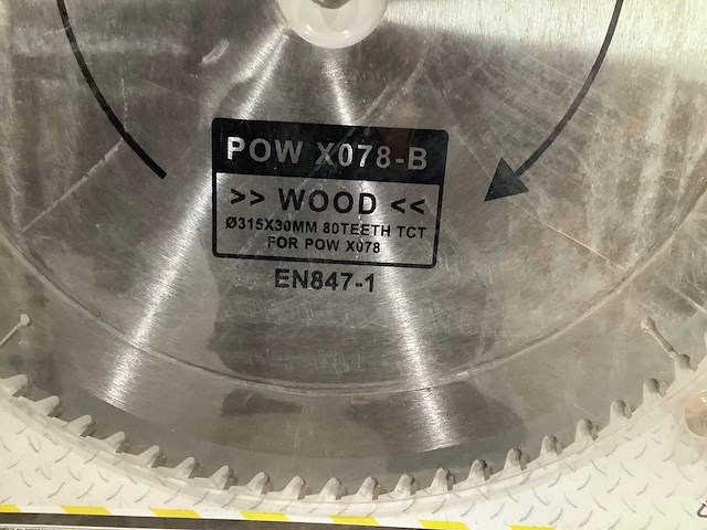 Power plus x078b zaagblad 315 mm (5x) - afbeelding 5 van  5