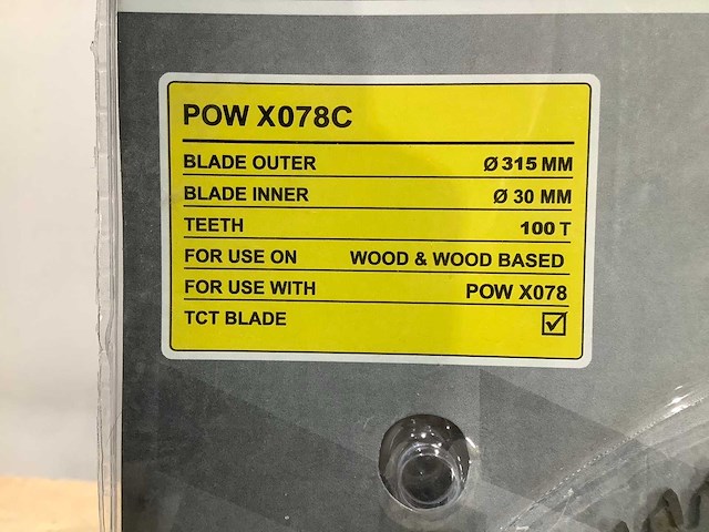 Power plus x078c zaagblad 315 mm (5x) - afbeelding 4 van  5