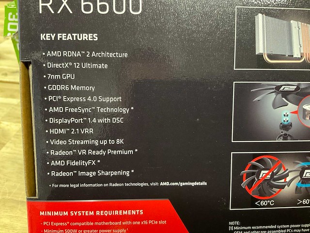 Powercolor amd radeon rx 6600 videokaart - afbeelding 3 van  4