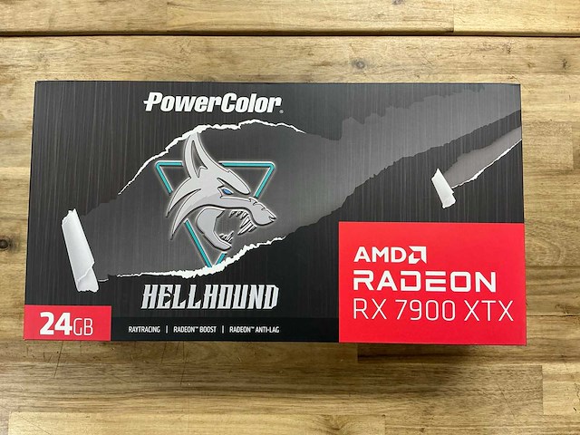 Powercolor hellhound amd radeon rx 7900 xtx videokaart - afbeelding 1 van  5