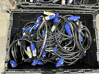 Powercon doorluskabel (70x) - afbeelding 1 van  2