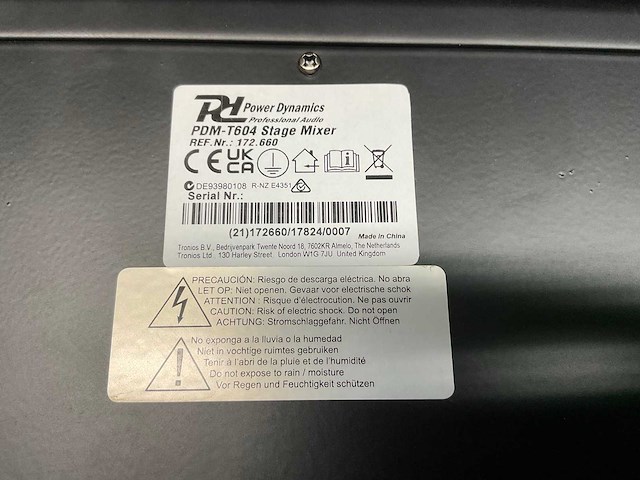 Powerdynamics pdm-t604 mengpaneel - afbeelding 6 van  6