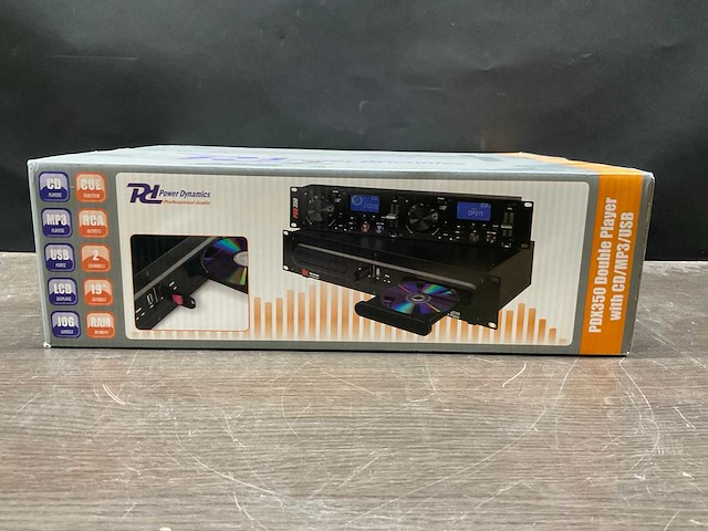 Powerdynamics pdx350 cd/mp3/usb speler - afbeelding 1 van  1