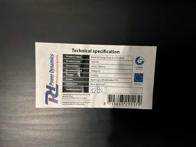 Powerdynamics podiumdeel - afbeelding 4 van  4