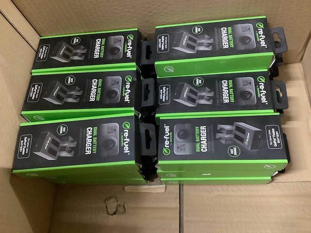 Powerful dual charger for gopro fusion (22x) - afbeelding 5 van  5