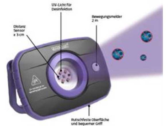 Powerhand uvc desinfectie / steriliseer apparaat (10x) - afbeelding 1 van  3
