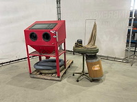 Powerplus - 2013 - pp-t 007/c - zandstraal machine en stofafzuiging - afbeelding 1 van  6