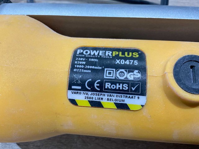 Powerplus - x0475 - langnek telescopische schuurmachine - afbeelding 5 van  6