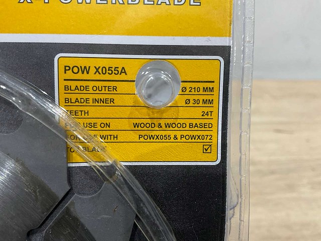 Powerplus - x055a - zaagblad 210 mm (25x) - afbeelding 5 van  6