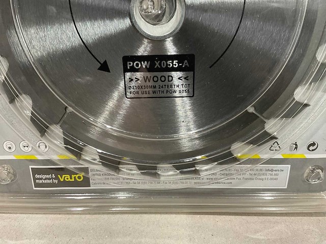 Powerplus - x055a - zaagblad 210 mm (5x) - afbeelding 3 van  5
