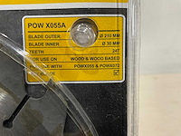 Powerplus - x055a - zaagblad 210 mm (5x) - afbeelding 2 van  5