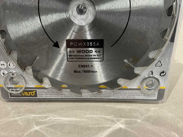 Powerplus - x055a - zaagblad 210 mm (5x) - afbeelding 3 van  5