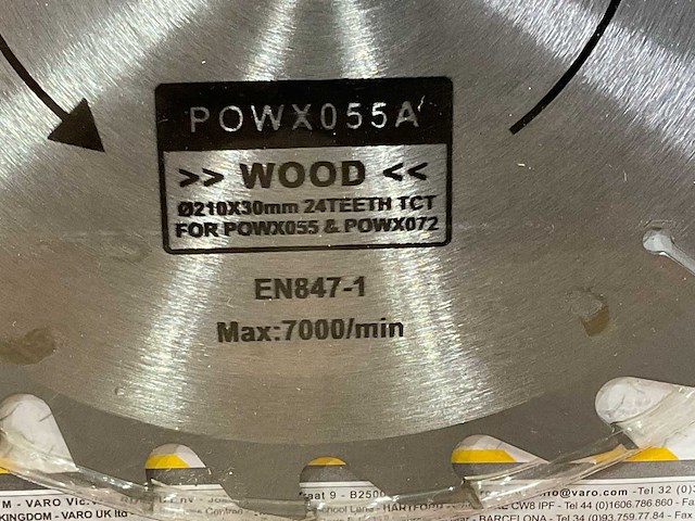 Powerplus - x055a - zaagblad 210 mm (5x) - afbeelding 5 van  5