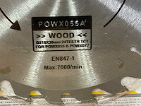 Powerplus - x055a - zaagblad 210 mm (5x) - afbeelding 5 van  5