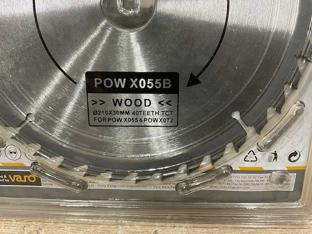 Powerplus - x055b - zaagblad 210 mm (5x) - afbeelding 4 van  5