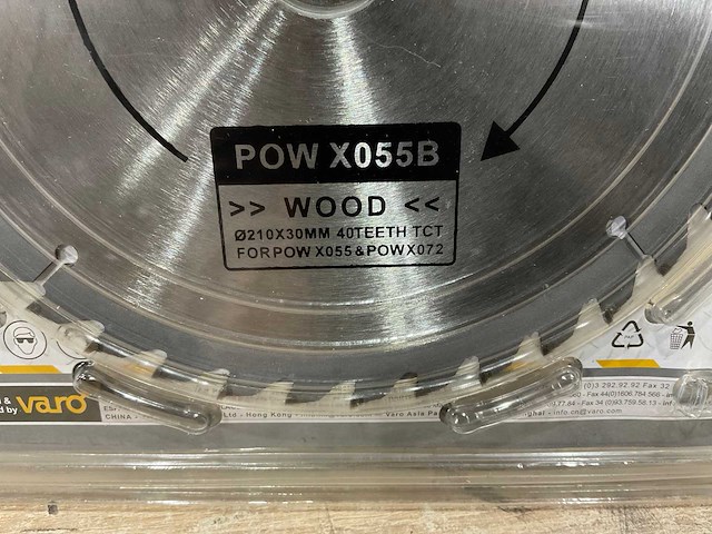 Powerplus - x055b - zaagblad 210 mm (5x) - afbeelding 2 van  2