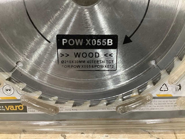 Powerplus - x055b - zaagblad 210 mm (5x) - afbeelding 5 van  5