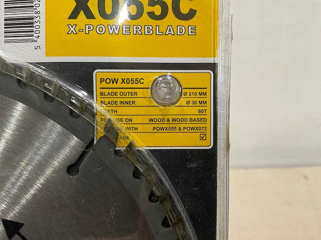 Powerplus - x055c - zaagblad 210 mm (5x) - afbeelding 3 van  5