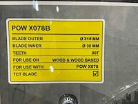 Powerplus - x078b - zaagbladen (5x) - afbeelding 2 van  5