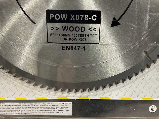 Powerplus - x078c - zaagblad 315 mm (5x) - afbeelding 5 van  5
