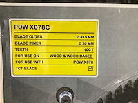 Powerplus - x078c - zaagblad 315 mm (5x) - afbeelding 4 van  5