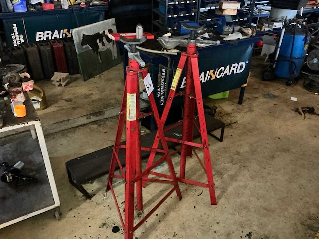 Powerplus 2-ton assteun (2x) - afbeelding 1 van  5