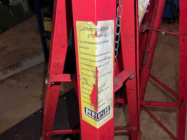 Powerplus 2-ton assteun (2x) - afbeelding 5 van  5