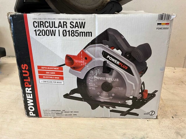 Powerplus cirkelzaagmachine - afbeelding 5 van  5