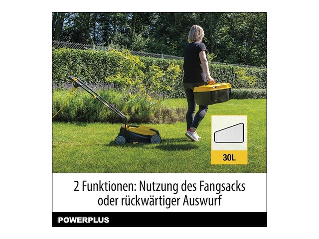 Powerplus elektrische grasmaaier poweg62203 1000 w - afbeelding 2 van  4