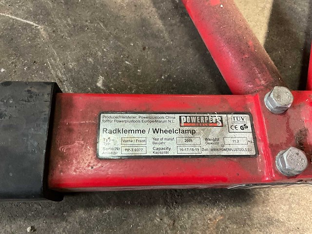 Powerplus front wheel motor transportklem - afbeelding 5 van  5