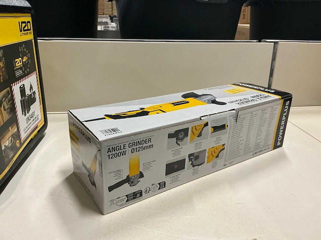 Powerplus haakse slijpmachine - afbeelding 2 van  3