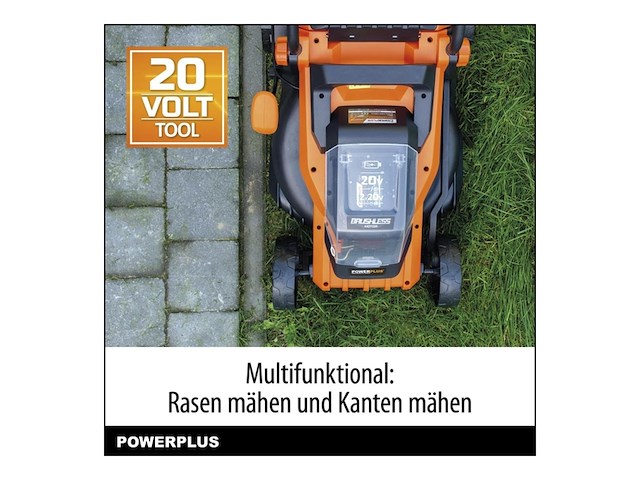 Powerplus powdpglws1 grasmaaier borstelloos 20v 340mm - afbeelding 2 van  5