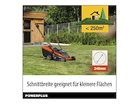 Powerplus powdpglws1 grasmaaier borstelloos 20v 340mm - afbeelding 4 van  5
