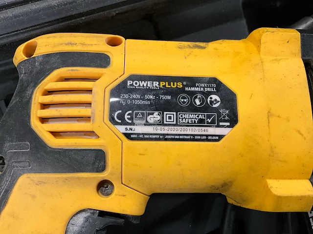 Powerplus powx1170 boormachine - afbeelding 2 van  3